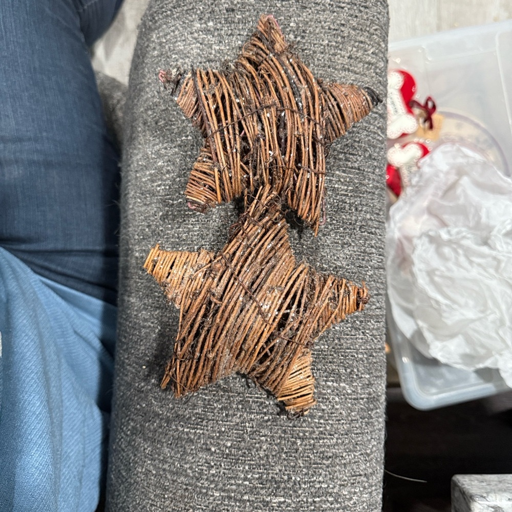 Rustic Woven Star Decor